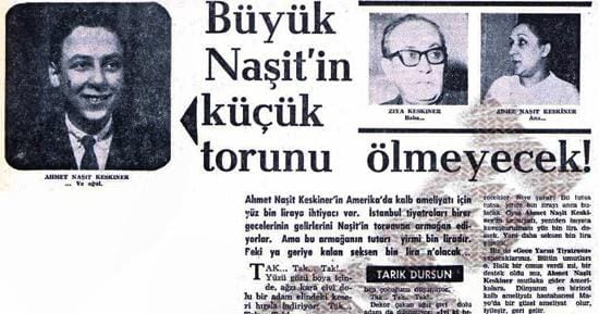 Adile Naşit... yazısından bir görsel