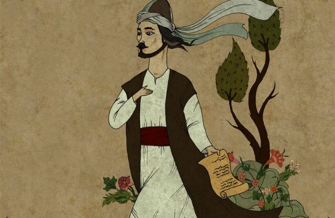 Şair Nesimi yazısından bir görsel