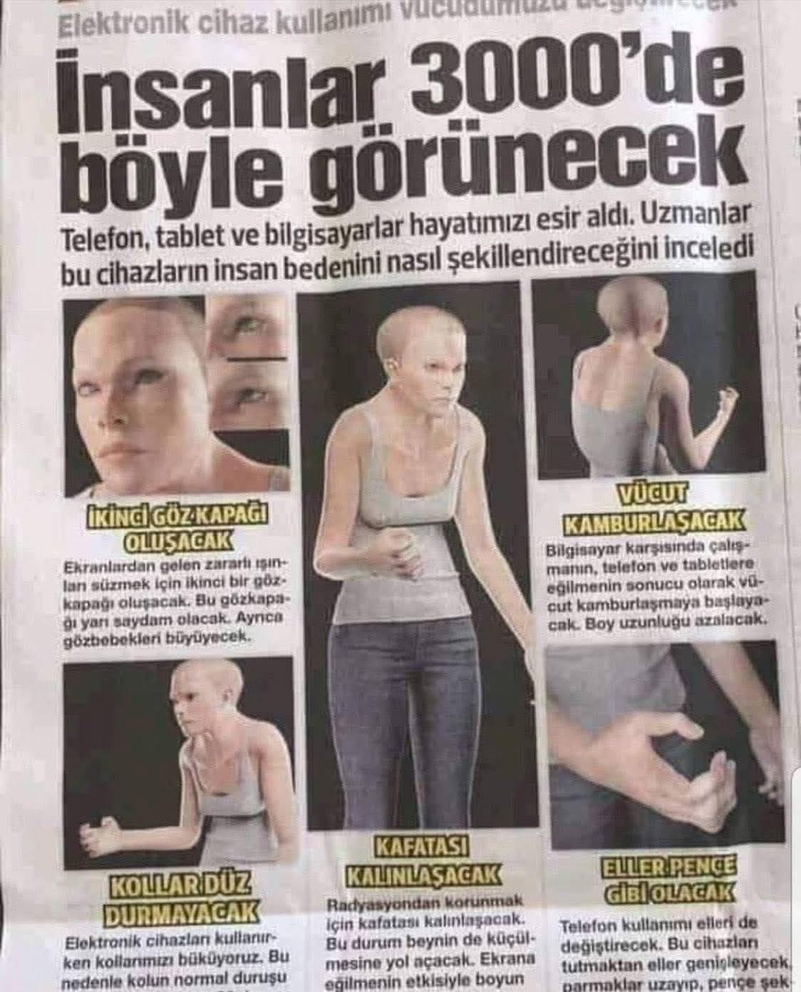 📱 “Teknoloji gelişti, insan evrildi… ama tersine mi?” yazısından bir görsel